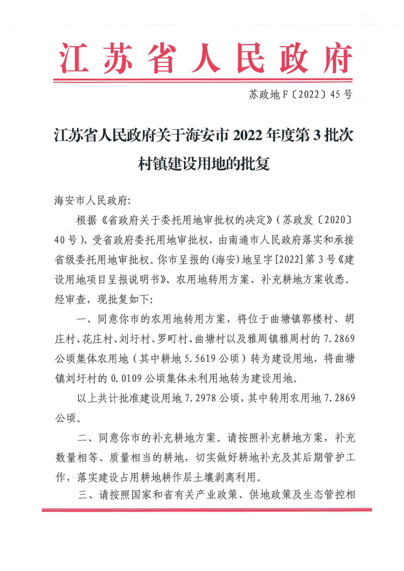 海安市2022年度第3批次村鎮(zhèn)建設(shè)用地批復(fù)（蘇政地F〔2022〕45號）_1.png